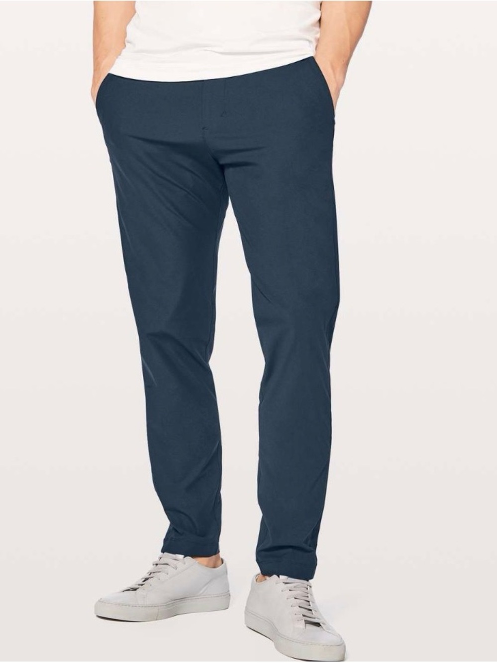 Lululemon Commission Pant Warpstreme True Navy Blue Slim Fit Men's Size 28